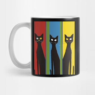 Mid Century Modern CAT Pop Culture Mug